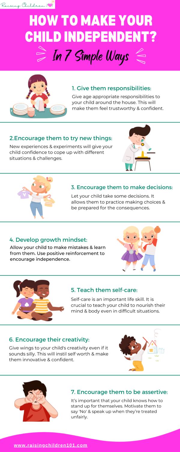 7 Ways To Make Your Child Independent - Raising Children 101