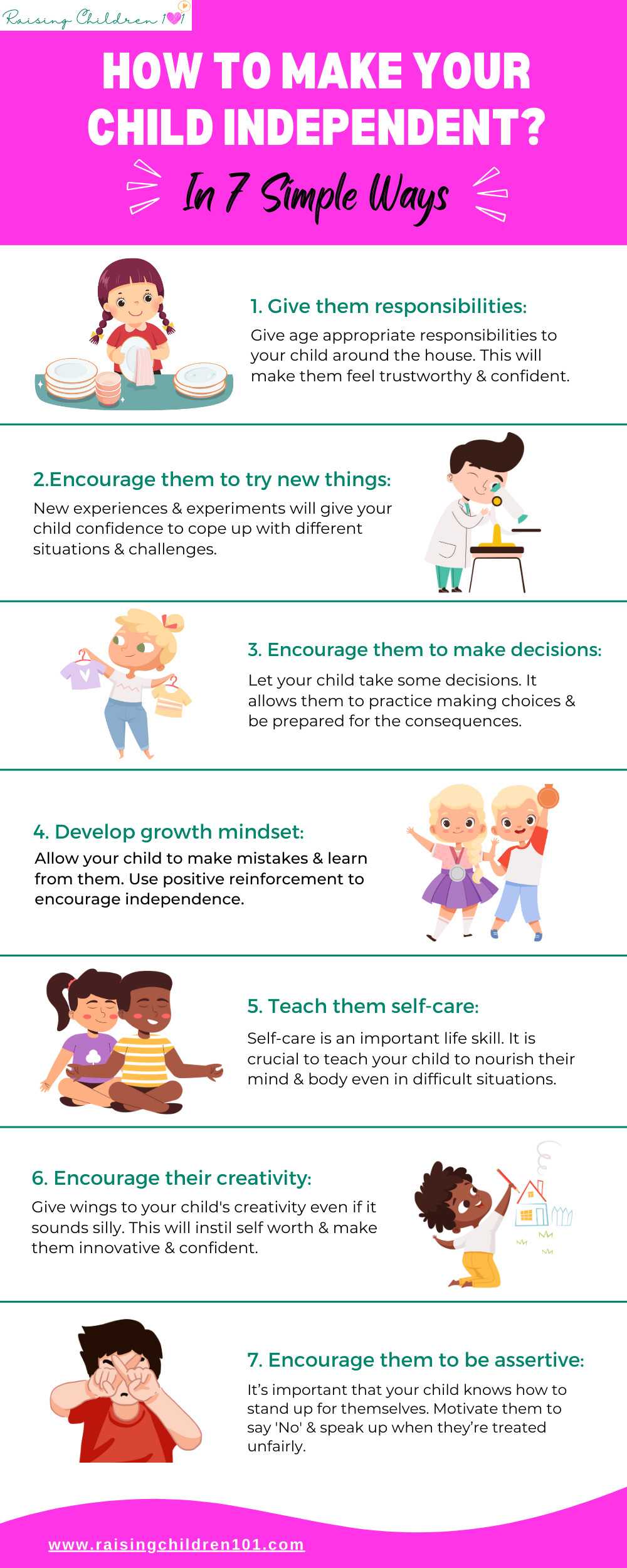 7 Ways to Make Your Child Independent
